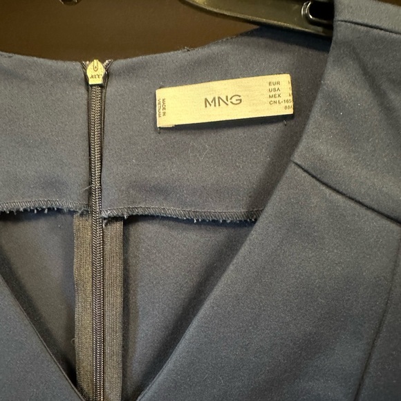 Mango Blue Office Dress - Picture 4 of 4